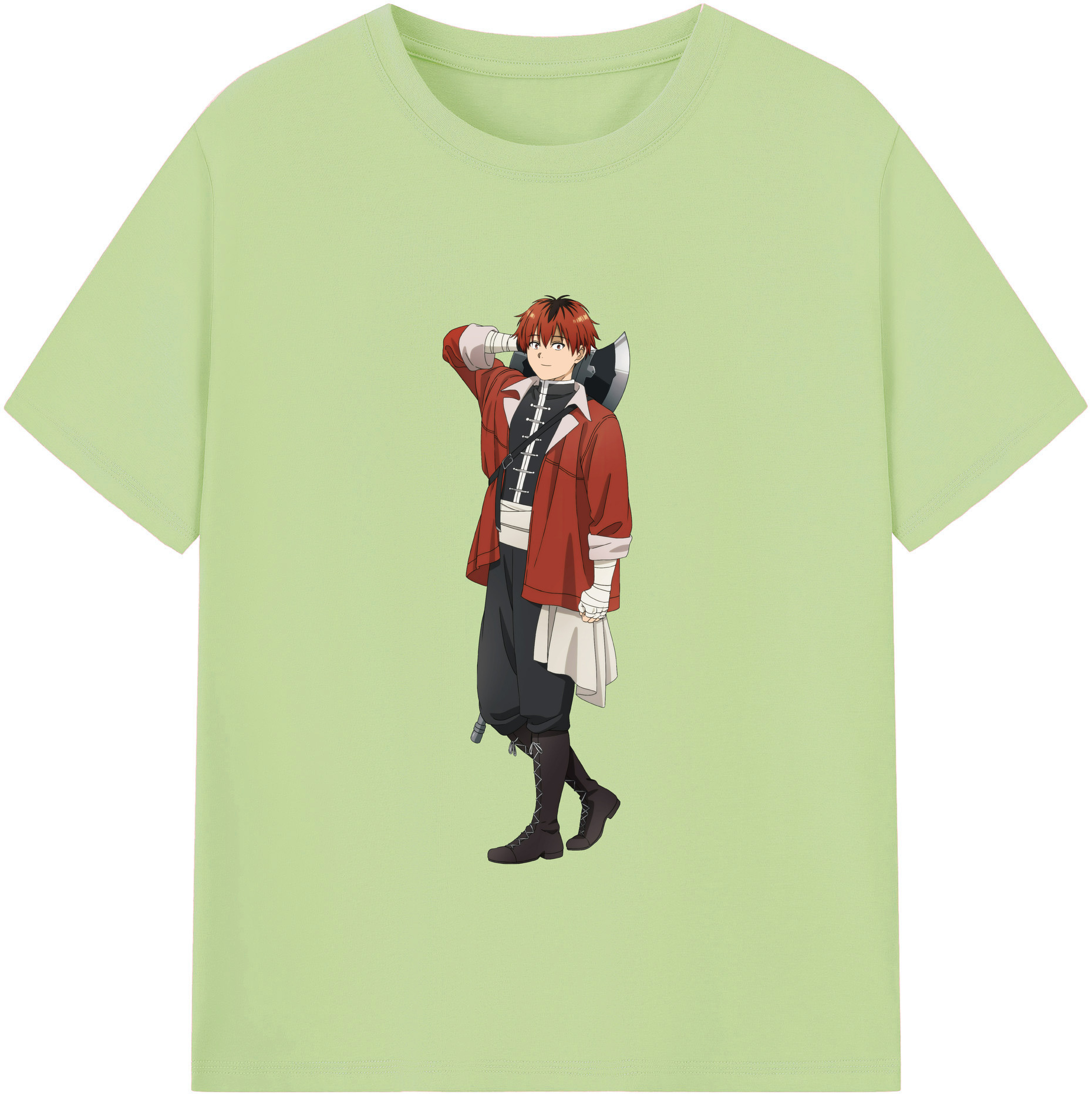 （画像用） 葬送のフリーレン Frieren 綿100％半袖Tシャツ（フロントプリント）